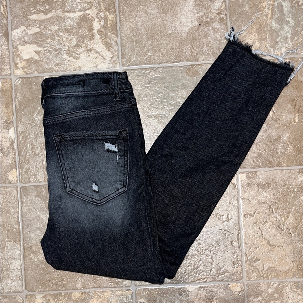 **Last chance!** Risen Distressed Black Women's Jeans